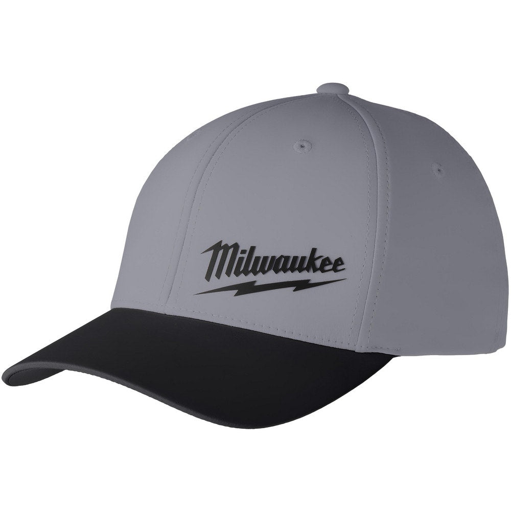 Baseball Hat: Polyester,  Dark Gray,  Size  Large & X-Large