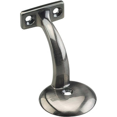 Brackets; Bracket Type: Handrail Bracket; Mount Type: Screw-On; Length (Inch): 3 in; Bracket Material: Metal; Load Capacity: 132; Overall Width: 2 in; Finish: Nickel