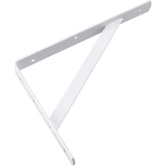 Brackets; Bracket Type: Shelf Bracket; Mount Type: Screw-On; Length (Inch): 15.75 in; Bracket Material: Steel; Load Capacity: 99; Overall Width: 1.19 in; Finish: White