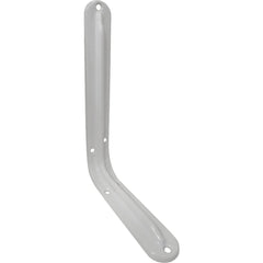 Brackets; Bracket Type: Shelf Bracket; Mount Type: Screw-On; Length (Inch): 6 in; Bracket Material: Steel; Load Capacity: 44; Overall Width: 1 in; Finish: White