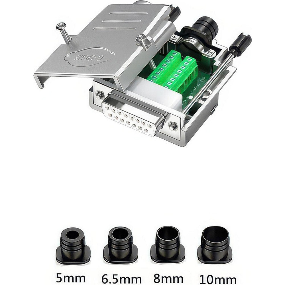 Computer Cable Accessories; Accessory Type: Adapter; For Use With: Data Networks Serial Data Transmission Device Management Instrument Control; Connection Type: D-Sub RS-232 Serial; Number Of Connections: 15; Gender: Male; Housing Material: Zinc; Finish: