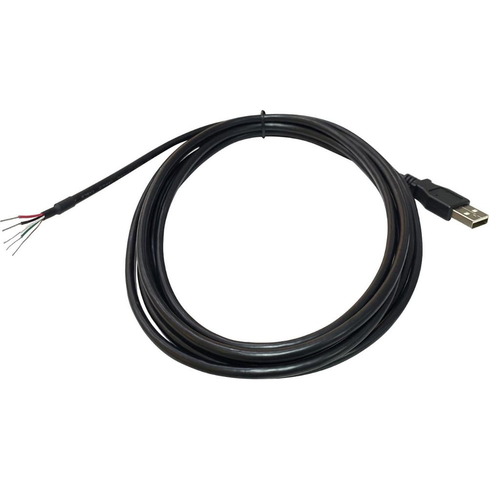 Computer Cable; Cable Type: Data Cable, USB Cords, Computer Cable; Connection Type: USB Type A; Overall Length (Feet): 6; Overall Length: 6.00; Gender: Male; Color: Black; Gauge: 24; Flexibility: Flexible; End Shape: Straight