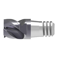 Corner Radius & Corner Chamfer End Mill Heads; Mill Diameter (mm): 20.00; Chamfer Width (mm): 0.400; Chamfer Angle: 45.000; Length of Cut (mm): 15.0000; Number Of Flutes: 3