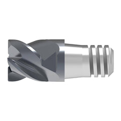 Corner Radius & Corner Chamfer End Mill Heads; Mill Diameter (mm): 20.00; Chamfer Width (mm): 0.400; Chamfer Angle: 45.000; Length of Cut (mm): 15.0000; Number Of Flutes: 4