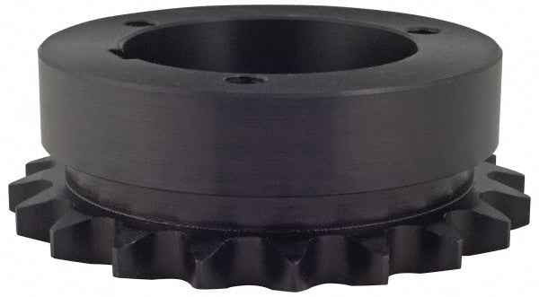 Bushed Roller Chain Sprocket: 23 Teeth, 1/2" Pitch, 1-1/2" Bore Dia