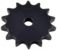 Plate Roller Chain Sprocket: 60 Teeth, 1" Pitch, 1" Bore Dia