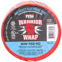 Electrical Tape; Tape Material: Vinyl; Width (Inch): 3/4; Thickness (mil): 7.0000; Color: Red; Series: Professional; Series Part Number: WW-722-RD; Adhesive Material: PVC