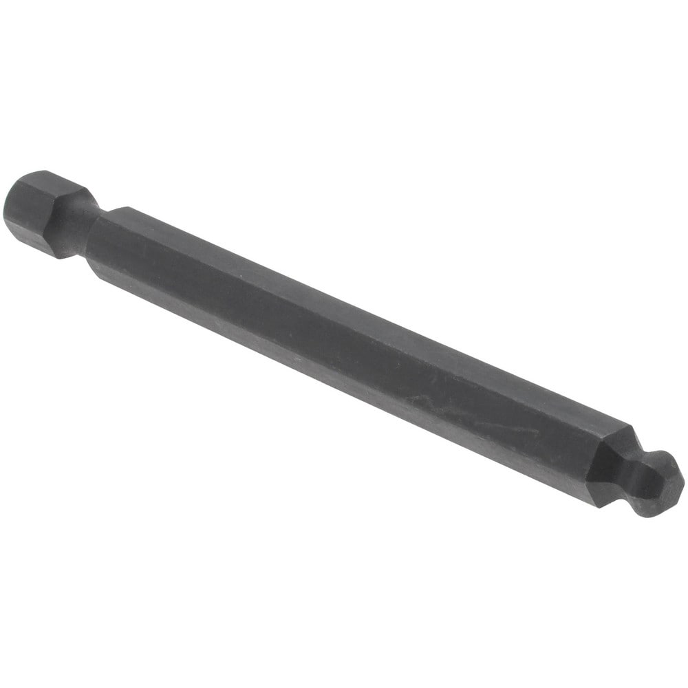 Power Screwdriver Bit: Ball End Hex Bit, 5/32" Hex