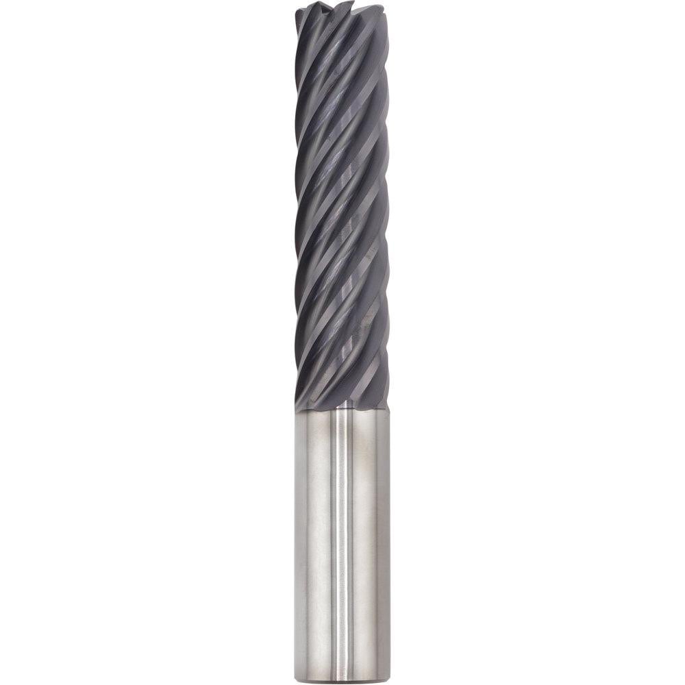 Corner Radius End Mill: 20.00 mm Dia, 50.00 mm LOC, 0.50 mm Radius, 7 Flute, Solid Carbide