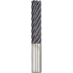 Corner Radius End Mill: 1" Dia, 4" LOC, 0.0600" Radius, 7 Flute, Solid Carbide