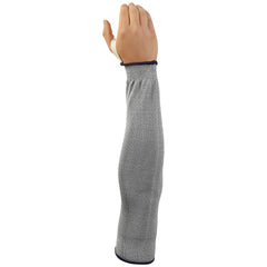 Cut-Resistant Sleeve: Size Medium, HPPE, Gray, ANSI Cut A4