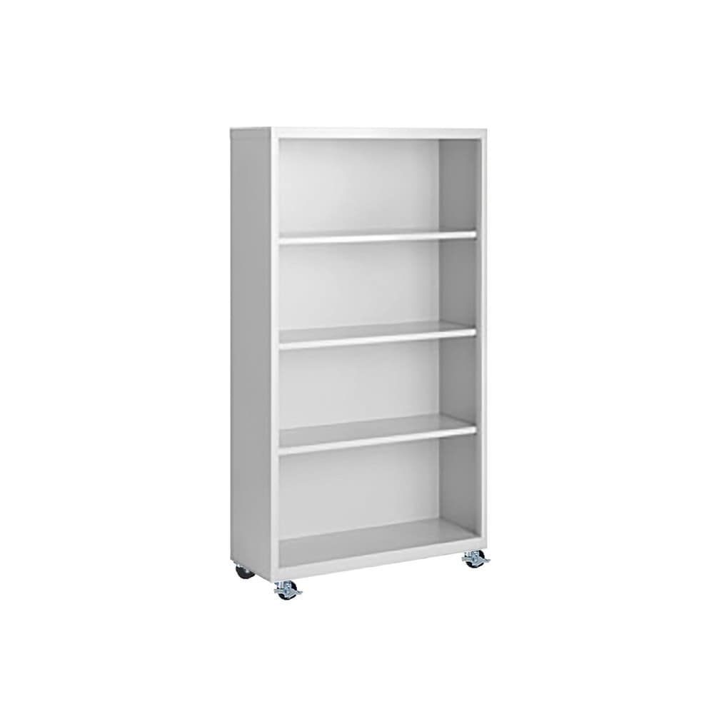 Bookcases; Overall Height: 55; Overall Width: 36; Overall Depth: 13; Material: Steel; Color: b; Shelf Weight Capacity: 160