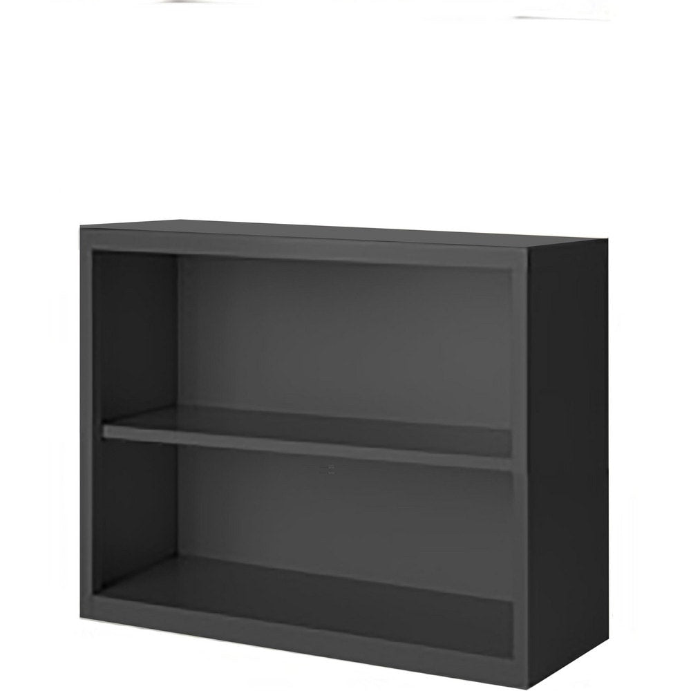 Bookcases; Overall Height: 30; Overall Width: 36; Overall Depth: 13; Material: Steel; Color: Dove Gray; Shelf Weight Capacity: 160