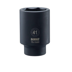 Impact Socket: 3/4" Drive, 41 mm Socket, Hex Drive