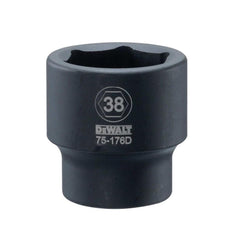 Impact Socket: 3/4" Drive, 38 mm Socket, Hex Drive