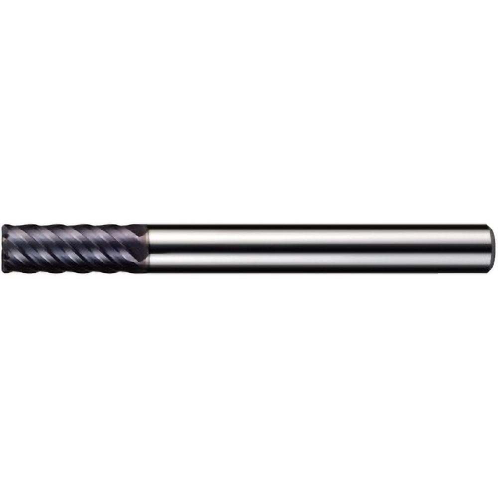 Corner Radius End Mill: 12 mm Dia, 30.00 mm LOC, 1.00 mm Radius, 6 Flute, Solid Carbide