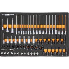 Impact Deep Ratchet Set Standard Socket Set: 74 Pc,