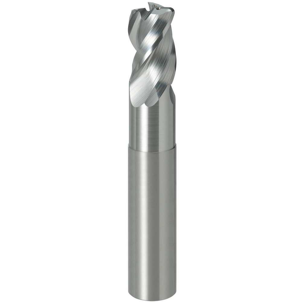 Corner Radius End Mill: 25 mm Dia, 37.50 mm LOC, 2.00 mm Radius, 3 Flute, Solid Carbide