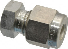 Compression Tube End Cap: 7/16-20, 1/4" Tube OD, Compression