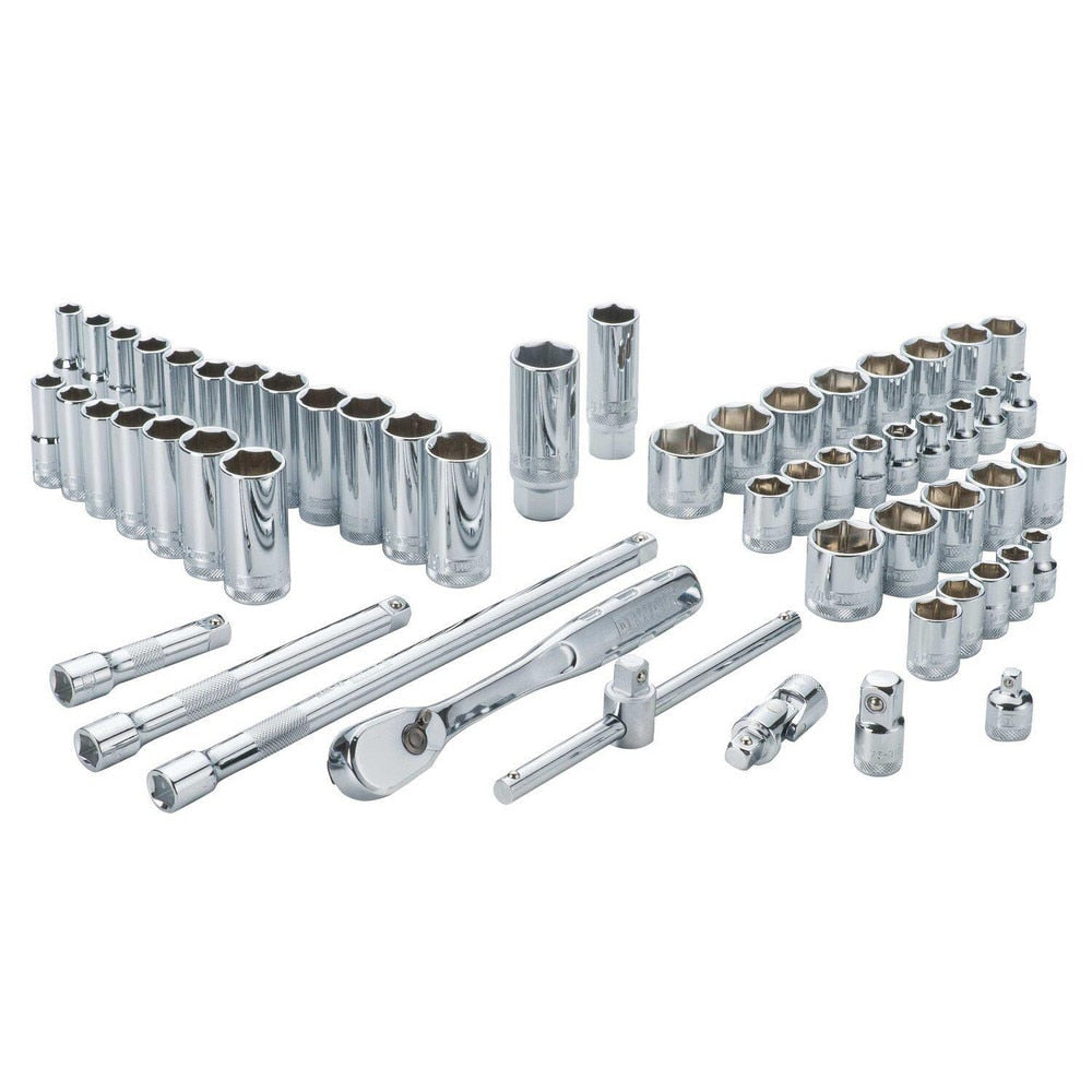 Standard Socket Set: 57 Pc,