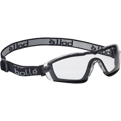 Safety Glasses: Anti-Fog & Anti-Scratch, Polyurethane, Clear Lenses, Wrap Around