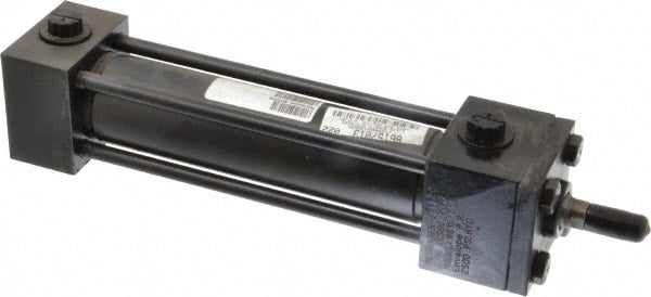 NFPA Tie Rod Cylinders; Actuation: Double Acting; Bore Diameter: 1.5000; Rod Diameter: 0.625 in; Body Material: Steel; Port Size: 1/2 in; Stroke Length: 6.00