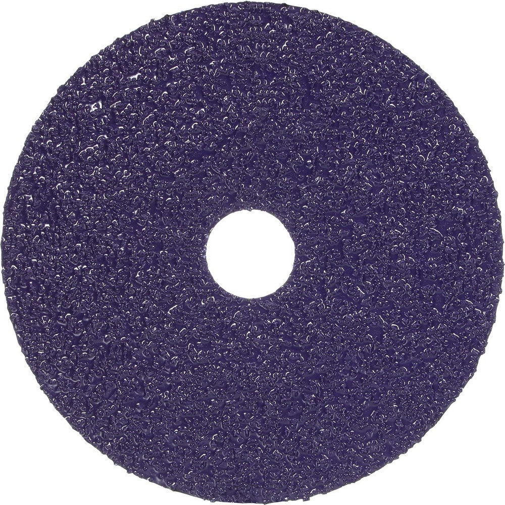 Fiber Disc:  4" Disc Dia, 5/8" Hole, Arbor Hole, 36 Grit, Premium Ceramic Alumina