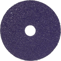 Fiber Disc:  4" Disc Dia, 5/8" Hole, Arbor Hole, 36 Grit, Premium Ceramic Alumina