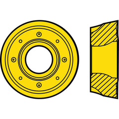 Milling Insert: RPKT1605M0T-8-M12 MP3501, Carbide