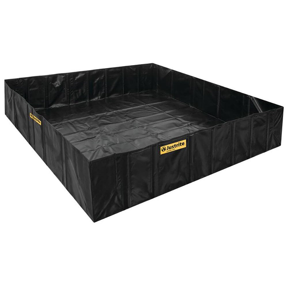 Collapsible Berms & Pools; Type: Spill Berm; Material: PVC Coated Fabric; Width (Feet): 28; Pool Color: Black