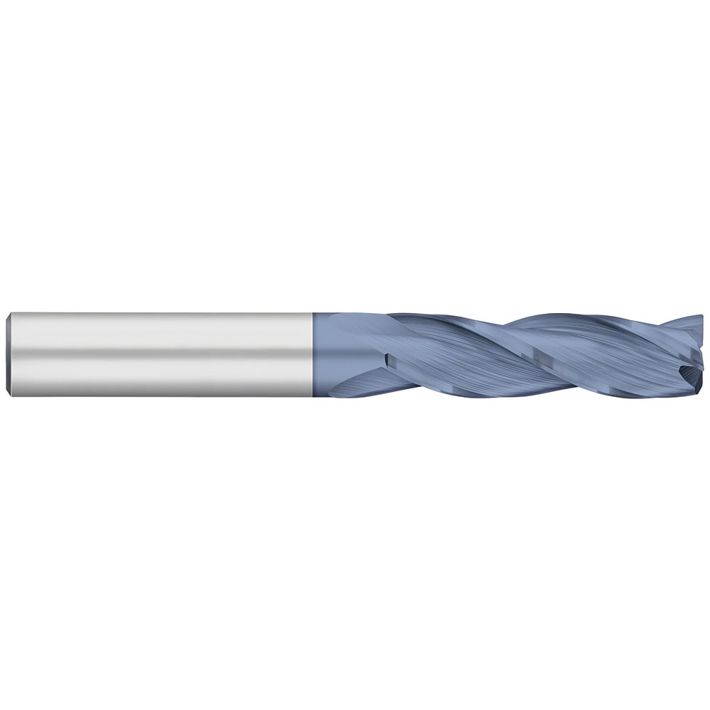 Corner Radius End Mill: 5/16" Dia, 1-1/8" LOC, 0.0150" Radius, 3 Flute, Solid Carbide