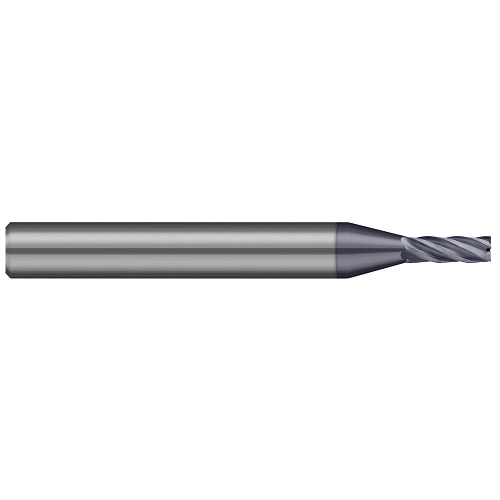 Square End Mill: 1/8" Dia, 3/16" LOC, 5 Flute, Solid Carbide