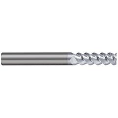 Square End Mill: 1/16" Dia, 3 Flute, Solid Carbide