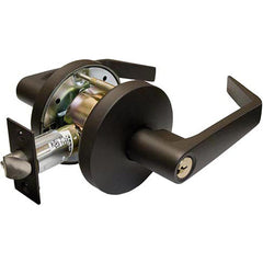 Lever Locksets; Lockset Type: Cylindrical Lock; Key Type: Schlage C; Back Set: 2-3/4; Cylinder Type: Conventional; Material: Zinc; Door Thickness: 1 3/8 - 1 3/4; Finish: Oil-Rubbed Bronze