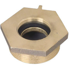 Brass & Chrome Pipe Fittings; Fitting Type: Female x Male Hex Nipple; Fitting Size: 2-1/2 x 2; End Connections: FNST x MNPT; Material Grade: 360; Connection Type: Threaded; Pressure Rating (psi): 175; Fitting Shape: Straight; Thread Standard: NPT, NST