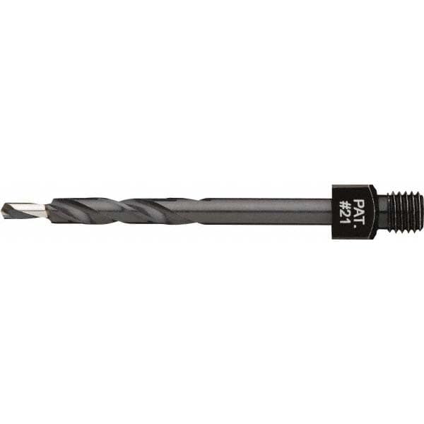 Threaded Shank Drill Bits; 21X40 1/4-28 COB STEP DRILL