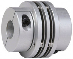 Flexible Coupling: Aluminum hubs with Stainless Steel Discs, 5/16" Pipe, 1.81" OAL