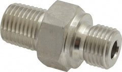 1/4" 316 Stainless Steel Pipe Hex Nipple