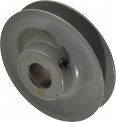 3/4" Bore Diam, 3.45" OD, Finished Bore Single Groove Sheave