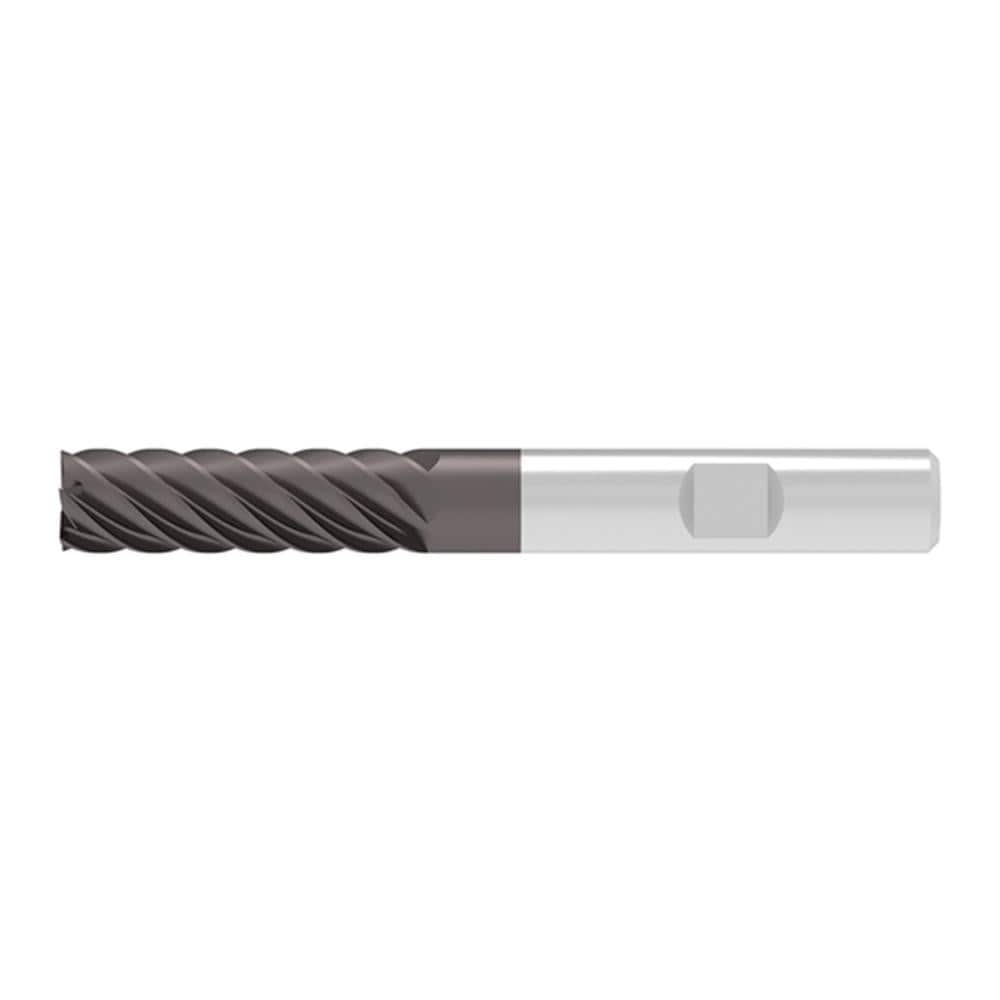 Corner Chamfer End Mill: 25.00 mm Dia, 95.00 mm LOC, 8 Flute, 0.15 mm Chamfer Width, Solid Carbide