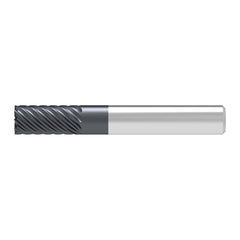 Corner Chamfer End Mill: 18.00 mm Dia, 40.00 mm LOC, 11 Flute, 0.08 mm Chamfer Width, Solid Carbide