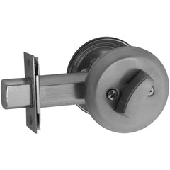 Deadbolts; Deadbolt Type: Deadbolt; Lock Type: Keyless; Key Type: Keyless; Mount Type: Through Hole; Material: Steel; Minimum Door Thickness: 1.75 in; Maximum Door Thickness: 2.25; Finish: Satin Bronze