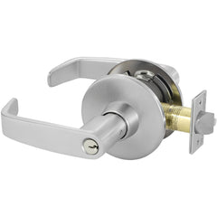 Lever Locksets; Lockset Type: Grade 1 Storeroom Cylindrical Lock; Key Type: Keyed Different; Back Set: 2-3/4; Cylinder Type: Conventional; Material: Brass; Door Thickness: 1-3/4 to 2; Finish: Satin Chrome