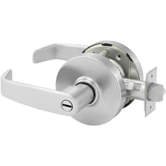 Lever Locksets; Lockset Type: Grade 1 Privacy Cylindrical Lock ; Key Type: Keyless; Back Set: 2-3/4; Cylinder Type: Keyless; Material: Stainless Steel; Door Thickness: 1-3/4 to 2; Finish: Satin Chrome