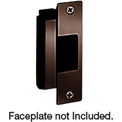 Electric Strikes; Product Type: Electric Door Strike; Type: Fail Safe; Length (Inch): 4.88; Power Type: Electric; Width (Inch): 1; Strike Material: Stainless Steel; Door Frame Material: Wood; Hollow Metal; Aluminum; Finish/Coating: Dark Bronze