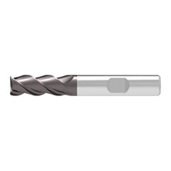 Corner Chamfer End Mill: 20.00 mm Dia, 41.00 mm LOC, 3 Flute, 0.15 mm Chamfer Width, Solid Carbide