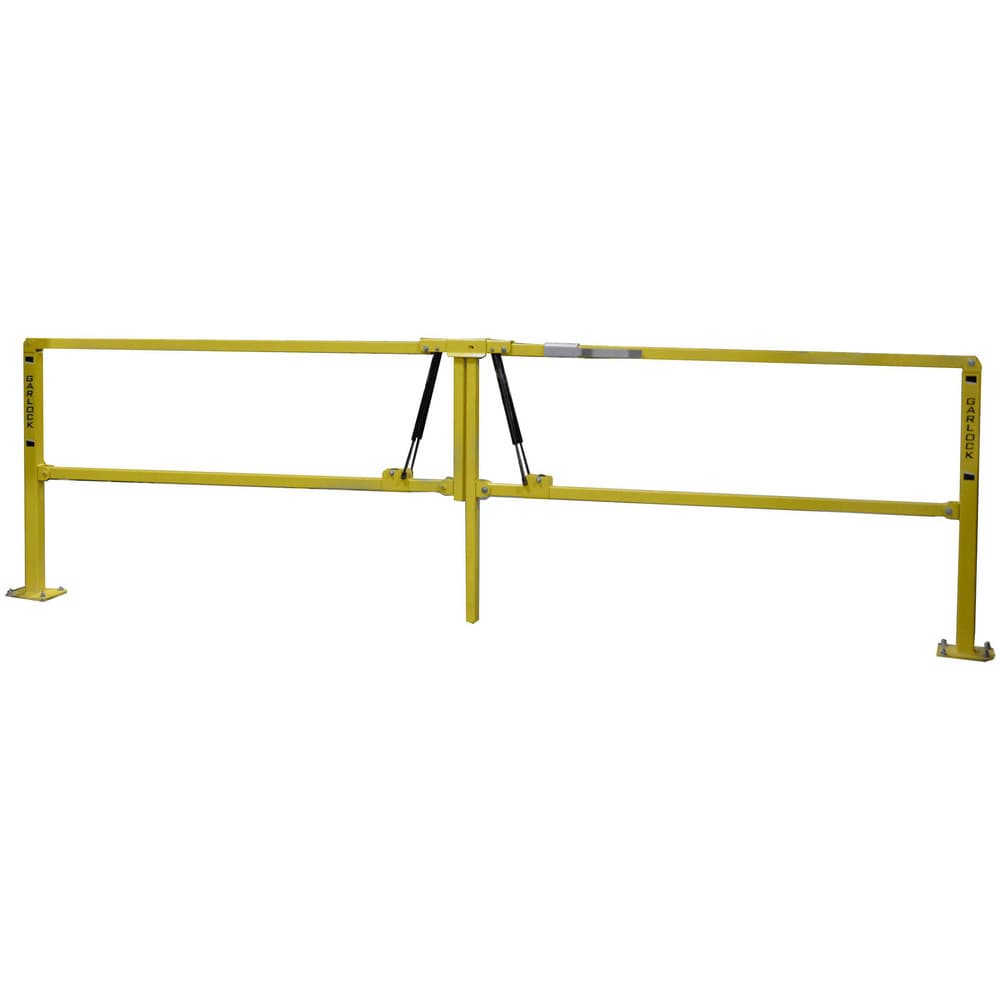 Rail Safety Gates; Opening Size: 12'; Material: Steel; Overall Width: 36 in; Width (Inch): 36; Self Closing: No; Color: Safety Yellow