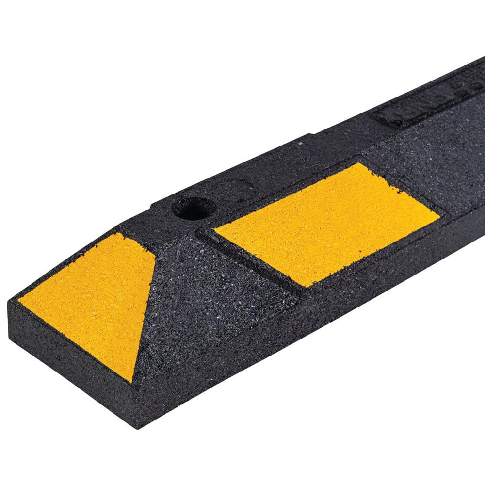 Speed Bumps, Parking Curbs & Accessories; Type: Parking Curb; Material: Rubber; Installation Type: Spikes, Bolts