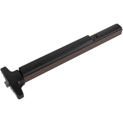 Push Bars; Material: Metal; Locking Type: Exit Device Only; Maximum Door Width: 3 ft; Finish/Coating: Satin Black Anodized Aluminum; Minimum Door Width: 3 ft