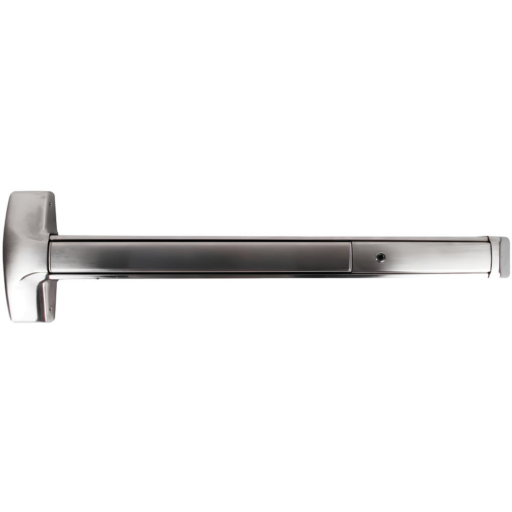 Push Bars; Material: Metal; Locking Type: Exit Device Only; Maximum Door Width: 3 ft; Finish/Coating: Satin Stainless Steel; Minimum Door Width: 3 ft